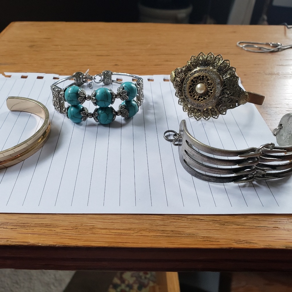 Lot of 4 bracelets for sale